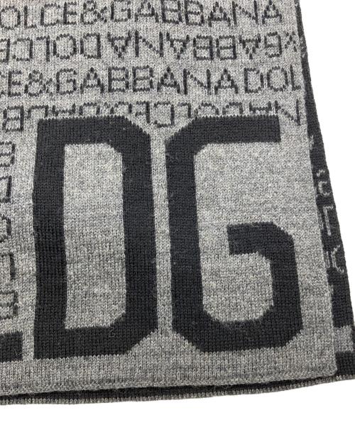 DOLCE & GABBANA（ドルチェ＆ガッバーナ）DOLCE & GABBANA (ドルチェ＆ガッバーナ) ロゴストール ブラックの古着・服飾アイテム