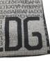 DOLCE & GABBANA (ドルチェ＆ガッバーナ) ロゴストール ブラック：8000円