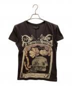 SHARE SPIRITシェアスピリット）の古着「スカルTシャツ」｜ブラック