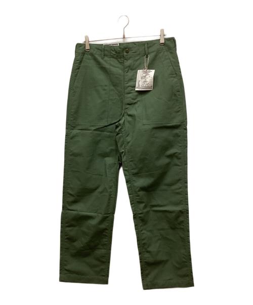 Engineered Garments WORKADAY（エンジニアドガーメンツ ワーカーデイ）Engineered Garments WORKADAY (エンジニアドガーメンツ ワーカーデイ) Fatigue Pant- Cotton Ripstop(ファティーグパンツ　コットンリップストップ) オリーブ サイズ:Sの古着・服飾アイテム
