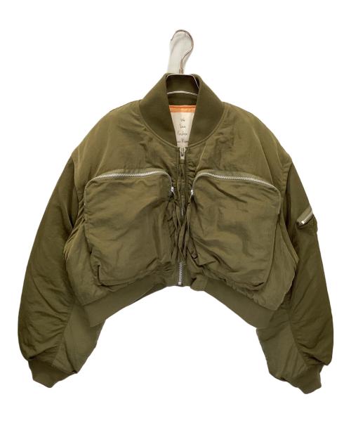 Sea Room lynn（シールームリン）Sea Room lynn (シールームリン) 2PocketショートMA-1/ツーポケットショート オリーブ サイズ:FREEの古着・服飾アイテム