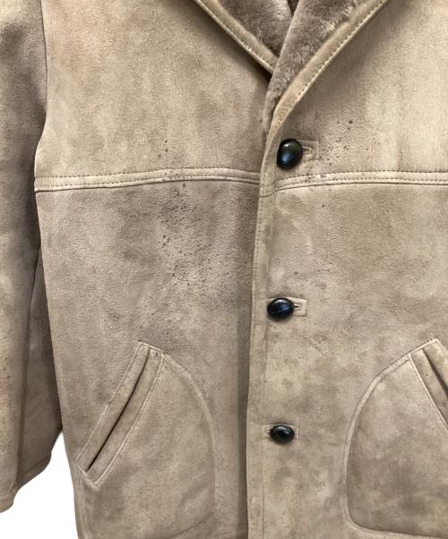 sawyer of napa（ソーヤーオブナパ）SAWYER OF NAPA (ソーヤーオブナパ) ムートンジャケット ブラウン サイズ:38の古着・服飾アイテム