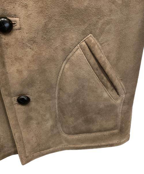 sawyer of napa（ソーヤーオブナパ）SAWYER OF NAPA (ソーヤーオブナパ) ムートンジャケット ブラウン サイズ:38の古着・服飾アイテム