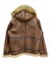 TOPGUN (トップガン) Wool PU Shearling Jacket/フェイクムートンジャケット ブラウン サイズ:L：10000円