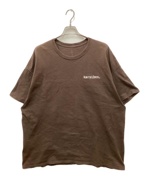 CACTUS（カクタス）CACTUS (カクタス) ASTRO NOMICAL TEE/アストロノミカルTシャツ ブラウン サイズ:XXLの古着・服飾アイテム