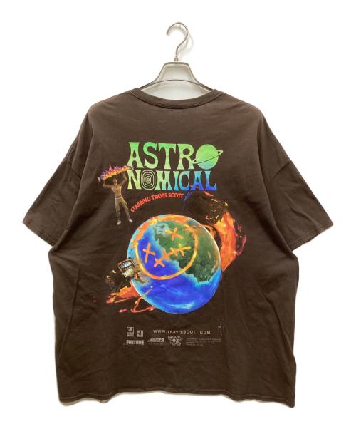 CACTUS（カクタス）CACTUS (カクタス) ASTRO NOMICAL TEE/アストロノミカルTシャツ ブラウン サイズ:XXLの古着・服飾アイテム