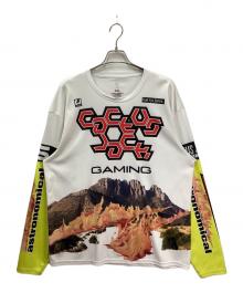 CACTUS（カクタス）の古着「Astronomical CJ Gaming L/S Jersey/アストロノミカルゲーミングロングスリーブジャージ」｜ホワイト