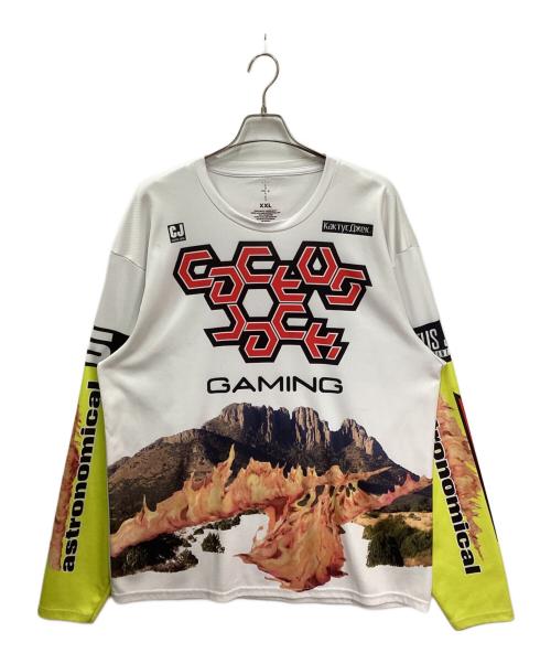 CACTUS（カクタス）CACTUS (カクタス) Astronomical CJ Gaming L/S Jersey/アストロノミカルゲーミングロングスリーブジャージ ホワイト サイズ:XXLの古着・服飾アイテム