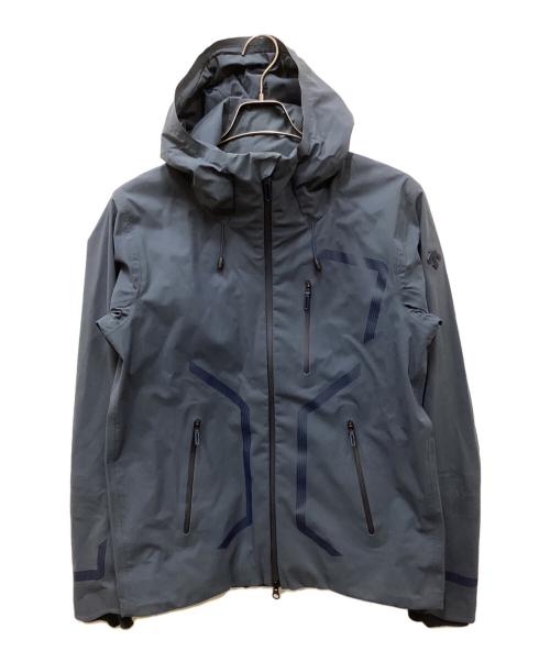 DESCENTE ALLTERRAIN（デザイント オルテライン）Descente ALLTERRAIN (デザイント オルテライン) ゴアテックスシェルジャケット“ZENCHIKEI” ネイビー サイズ:Mの古着・服飾アイテム
