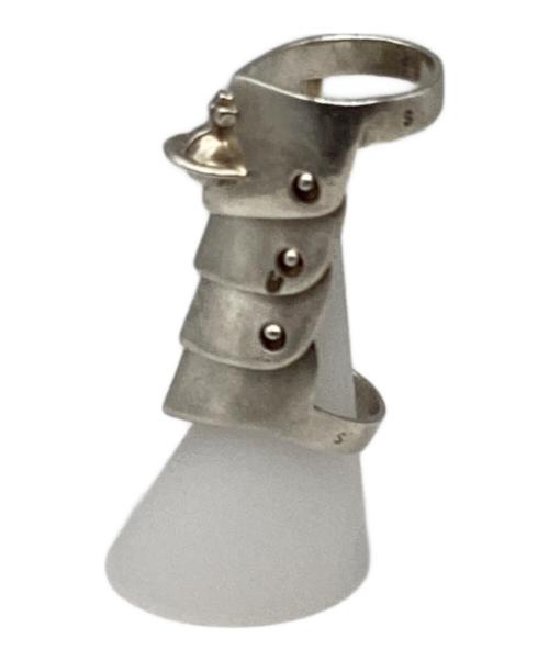 Vivienne Westwood（ヴィヴィアンウエストウッド）Vivienne Westwood (ヴィヴィアンウエストウッド) ARMOUR RING/アーマーリング シルバー サイズ:Sの古着・服飾アイテム