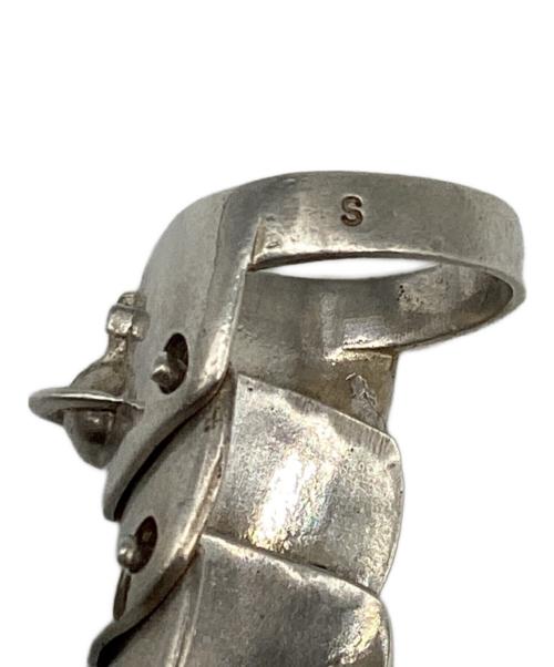 Vivienne Westwood（ヴィヴィアンウエストウッド）Vivienne Westwood (ヴィヴィアンウエストウッド) ARMOUR RING/アーマーリング シルバー サイズ:Sの古着・服飾アイテム