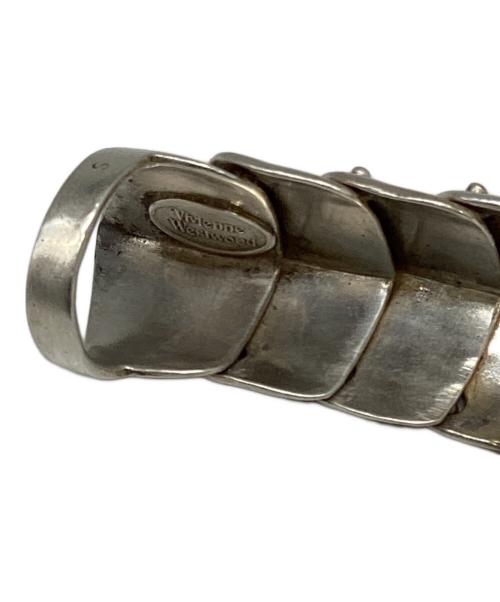 Vivienne Westwood（ヴィヴィアンウエストウッド）Vivienne Westwood (ヴィヴィアンウエストウッド) ARMOUR RING/アーマーリング シルバー サイズ:Sの古着・服飾アイテム