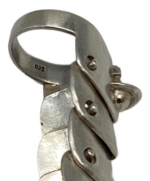 Vivienne Westwood（ヴィヴィアンウエストウッド）Vivienne Westwood (ヴィヴィアンウエストウッド) ARMOUR RING/アーマーリング シルバー サイズ:Sの古着・服飾アイテム