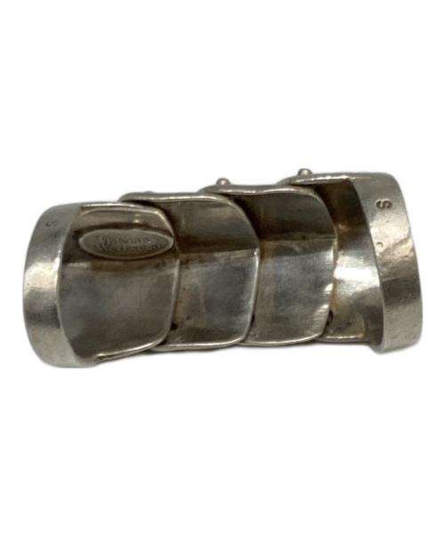 Vivienne Westwood（ヴィヴィアンウエストウッド）Vivienne Westwood (ヴィヴィアンウエストウッド) ARMOUR RING/アーマーリング シルバー サイズ:Sの古着・服飾アイテム