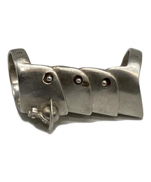 Vivienne Westwood（ヴィヴィアンウエストウッド）Vivienne Westwood (ヴィヴィアンウエストウッド) ARMOUR RING/アーマーリング シルバー サイズ:Sの古着・服飾アイテム