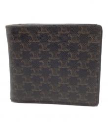 CELINE（セリーヌ）の古着「Trionf Bi -fold Wallet PVC」｜ブラウン×ブラック