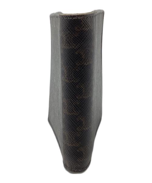 CELINE（セリーヌ）CELINE (セリーヌ) Trionf Bi -fold Wallet PVC ブラウン×ブラックの古着・服飾アイテム