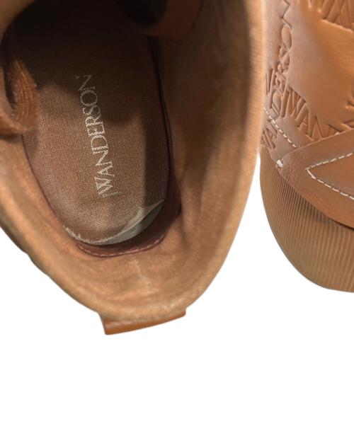 J.W.ANDERSON（ジェイダブリューアンダーソン）J.W.ANDERSON (ジェイダブリューアンダーソン) ハイカットスニーカー ブラウン サイズ:42の古着・服飾アイテム