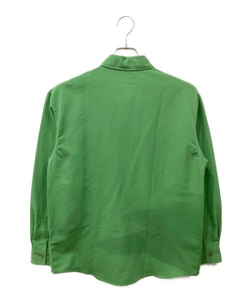 stussy（ステューシー）stussy (ステューシー) 長袖シャツ グリーン サイズ:Sの古着・服飾アイテム