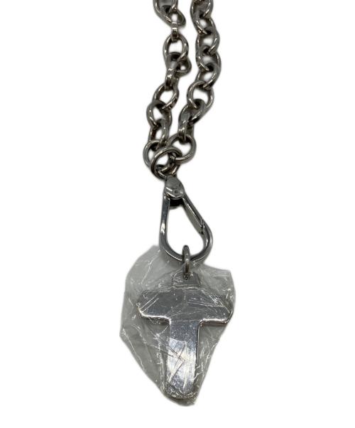 DOLCE & GABBANA（ドルチェ＆ガッバーナ）DOLCE & GABBANA (ドルチェ＆ガッバーナ) クロスモチーフネックレス シルバーの古着・服飾アイテム