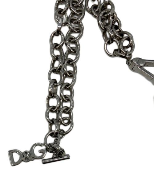 DOLCE & GABBANA（ドルチェ＆ガッバーナ）DOLCE & GABBANA (ドルチェ＆ガッバーナ) クロスモチーフネックレス シルバーの古着・服飾アイテム