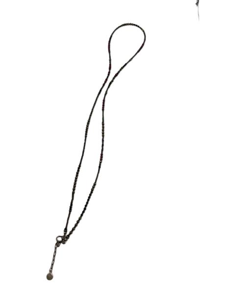 gunda（ガンダ）gunda (ガンダ) ビーズネックレス ブラックの古着・服飾アイテム