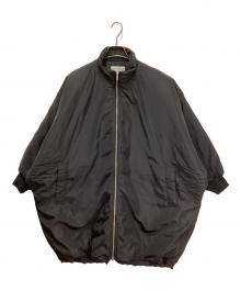 BEARDSLEY（ビアズリー）の古着「中綿BIGポンチョコート」｜ブラック
