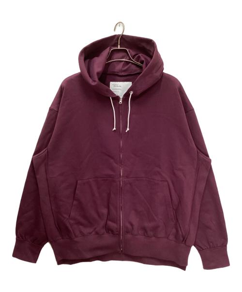 UNTRACE（アントレース）UNTRACE (アントレース) 173ジップフーデイ ボルドー サイズ:2の古着・服飾アイテム