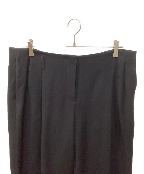 GIORGIO ARMANI（ジョルジョアルマーニ）GIORGIO ARMANI (ジョルジョアルマーニ) タックパンツ ブラック サイズ:50の古着・服飾アイテム