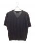 GIORGIO ARMANI (ジョルジョアルマーニ) 半袖ニット ネイビー サイズ:54：5000円