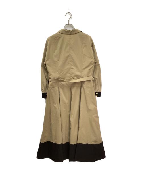 Diagram（ダイアグラム）Diagram (ダイアグラム) ボリュームフレアシャツワンピース ベージュ サイズ:38の古着・服飾アイテム