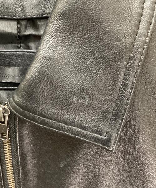 Liugoo Leathers（リューグーレザーズ）LIUGOO LEATHERS (リューグーレザーズ) シングルライダースジャケット ブラック サイズ:Mの古着・服飾アイテム