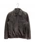 LIUGOO LEATHERS（リューグーレザーズ）の古着「シングルライダースジャケット」｜ブラック