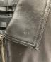 中古・古着 LIUGOO LEATHERS (リューグーレザーズ) シングルライダースジャケット ブラック サイズ:M：8000円