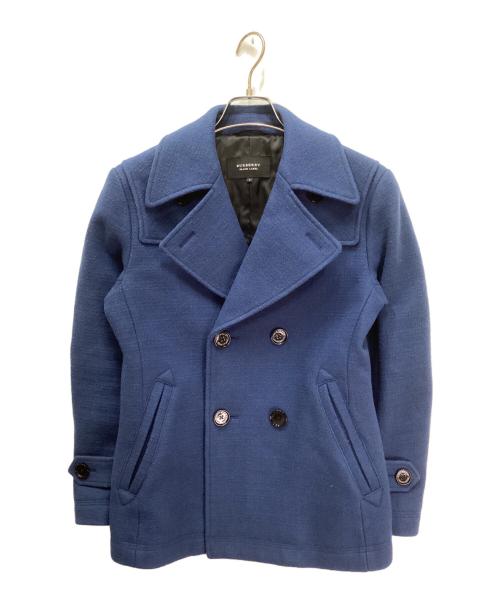 BURBERRY BLACK LABEL（バーバリーブラックレーベル）BURBERRY BLACK LABEL (バーバリーブラックレーベル) Pコート ブルー サイズ:Sの古着・服飾アイテム