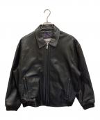 PELLESTUDIO×wilsons leatherペレスタジオ×ウィルソンズレザー）の古着「［古着］レザージャケット」｜ブラック