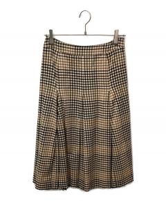 中古・古着通販】MaxMara (マックスマーラ) プリーツスカート 黄緑