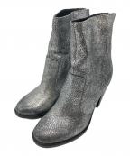 DIESELディーゼル）の古着「ショートブーツ」｜シルバー