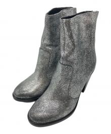 DIESEL（ディーゼル）の古着「ショートブーツ」｜シルバー