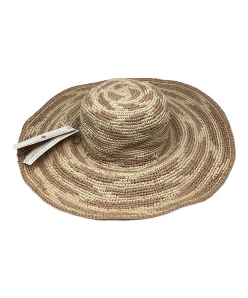 HELEN KAMINSKI（ヘレンカミンスキー）HELEN KAMINSKI (ヘレンカミンスキー) ラフィアハット ベージュ サイズ:表記なし 未使用品の古着・服飾アイテム