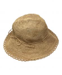 HELEN KAMINSKI（ヘレンカミンスキー）の古着「ラフィアハット」｜ベージュ