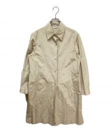 MaxMara（マックスマーラ）の古着「シルク混ロングシャツ」｜ベージュ