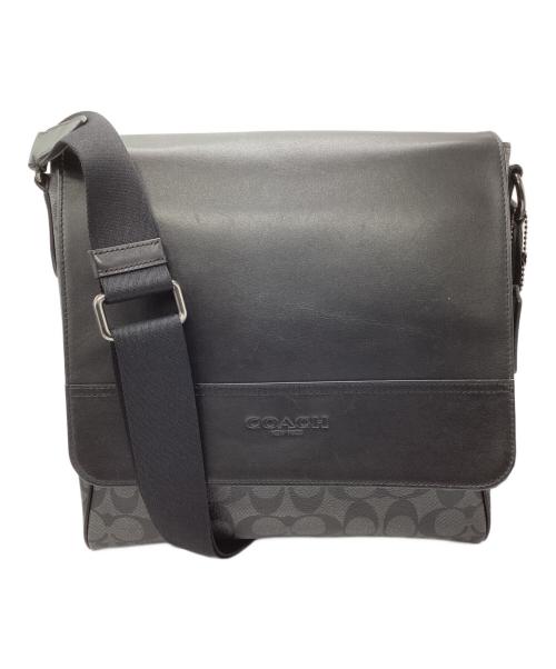 COACH（コーチ）COACH (コーチ) シグネチャーショルダーバッグ ブラックの古着・服飾アイテム