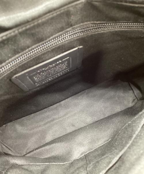 COACH（コーチ）COACH (コーチ) シグネチャーショルダーバッグ ブラックの古着・服飾アイテム