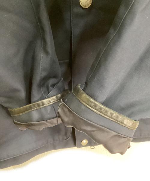 POLO RALPH LAUREN（ポロ・ラルフローレン）POLO RALPH LAUREN (ポロ・ラルフローレン) ラムレザートリミングスイングトップ ネイビー サイズ:Mの古着・服飾アイテム