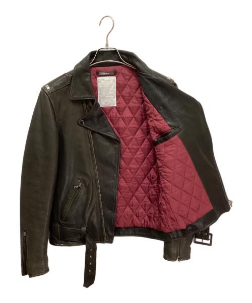 WTAPS（ダブルタップス）WTAPS (ダブルタップス) ダブルライダースジャケット ブラウン サイズ:2の古着・服飾アイテム