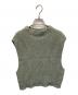 unfil (アンフィル) superfine lambs chenille ribbed knit bib/スーパーファインラムシェニールリブドニット グリーン サイズ:free：6000円