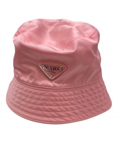 中古・古着通販】PRADA (プラダ) トライアングルロゴバケットハット