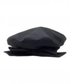 ORCIVALオーシバル）の古着「コットン マリンベレー」｜ブラック