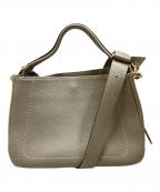 ANAYIアナイ）の古着「レザー2WAYバッグ」｜ベージュ